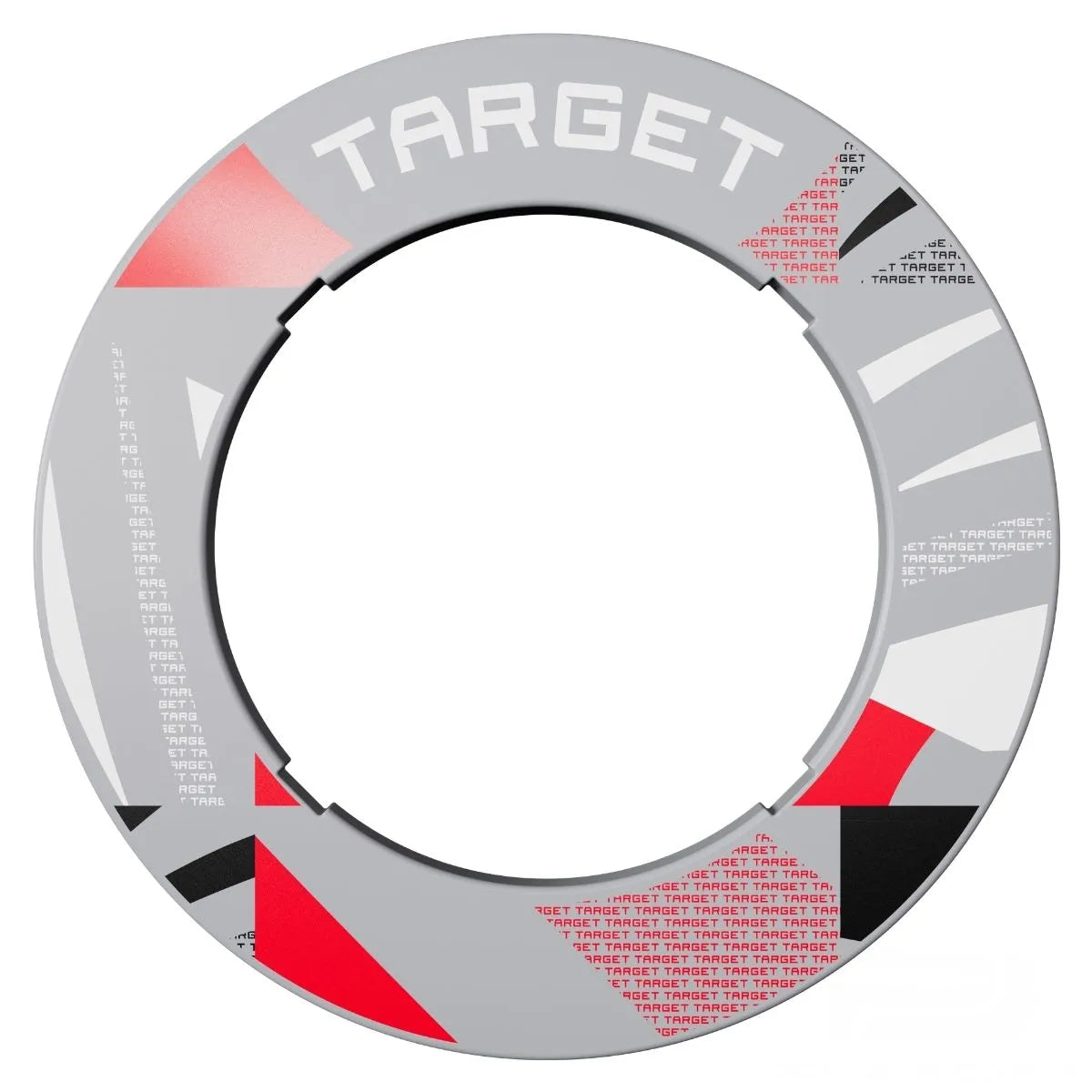 Target Darts Patterned Notched Surround-16-Grey-Premier Darts