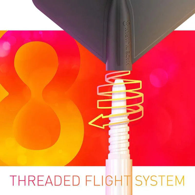 Target Darts 8 Flight Blue  Various Styles