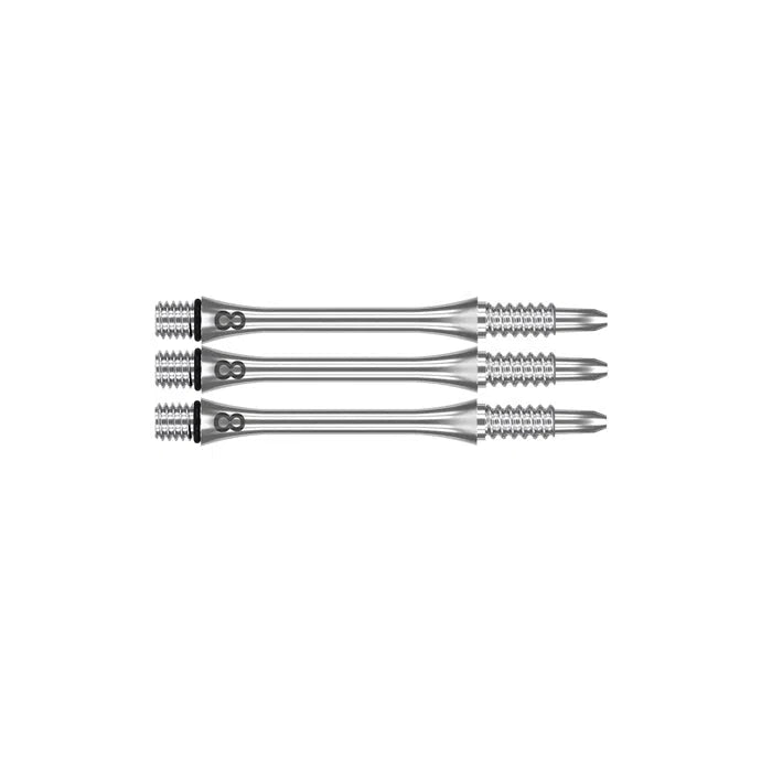 Target Darts 8 Flight Slim Fixed Dart Shafts