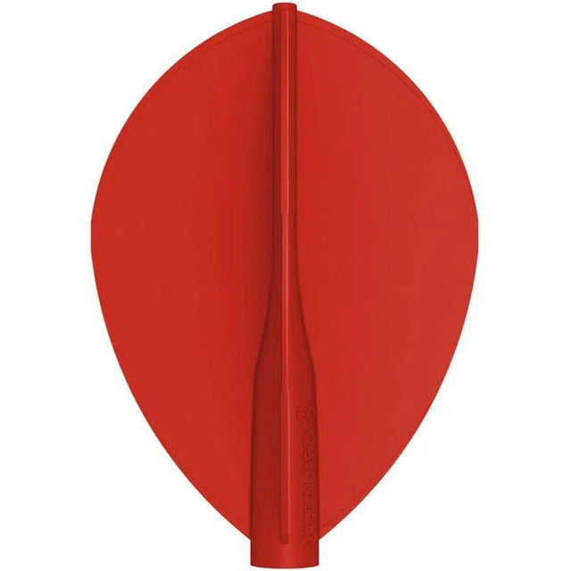 Target Darts 8 Flight Teardrop Red