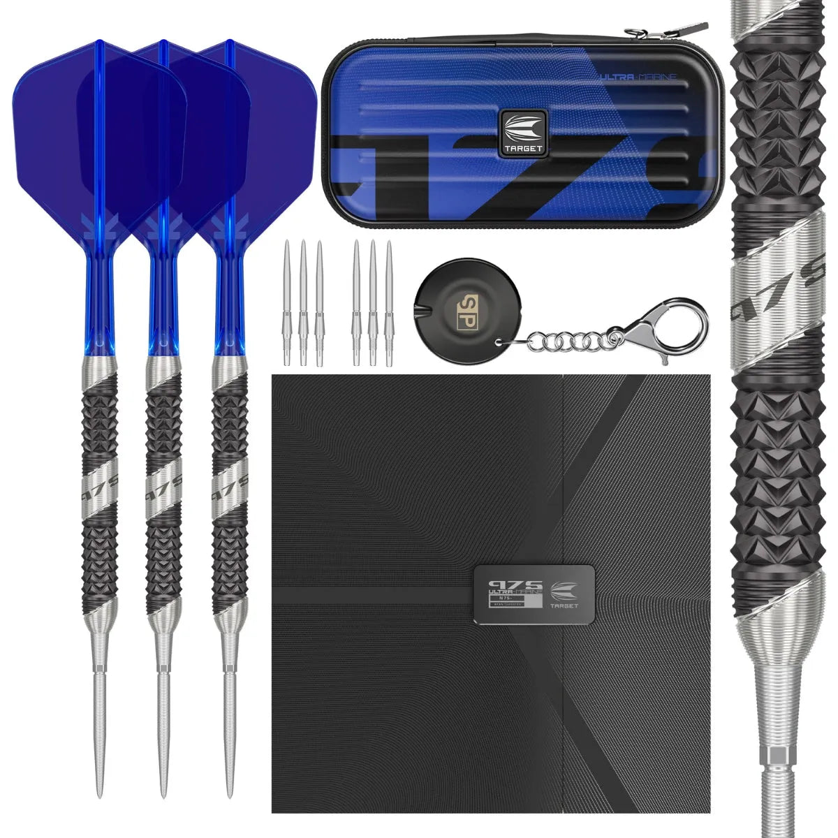 Target Darts 975 Ultra Marine 01 SP 97.5% Tungsten Steel Tip Darts