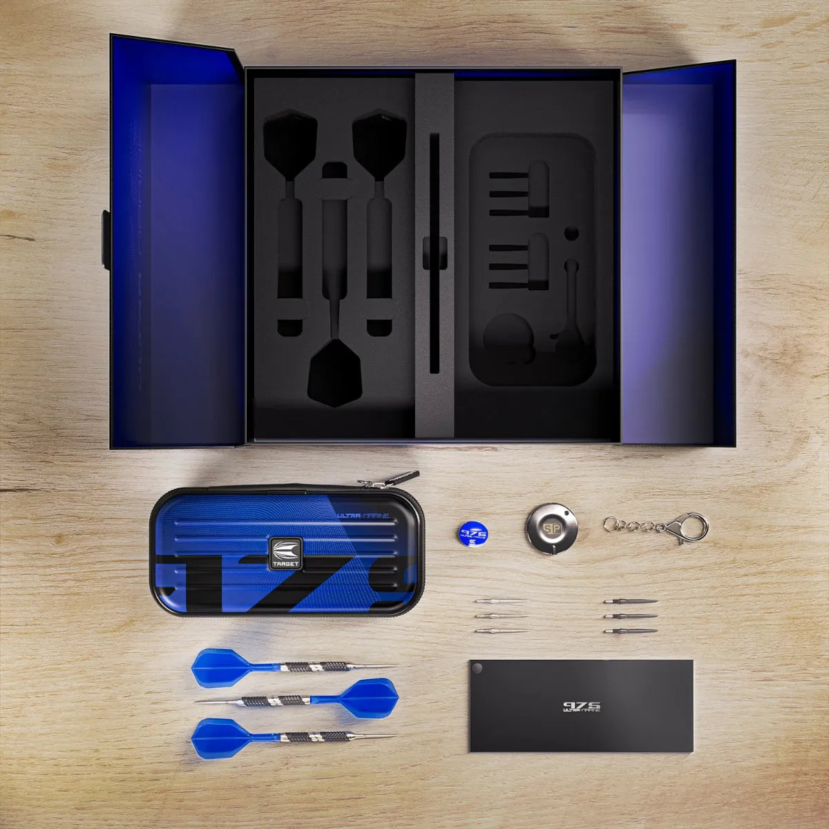 Target Darts 975 Ultra Marine 01 SP 97.5% Tungsten Steel Tip Darts