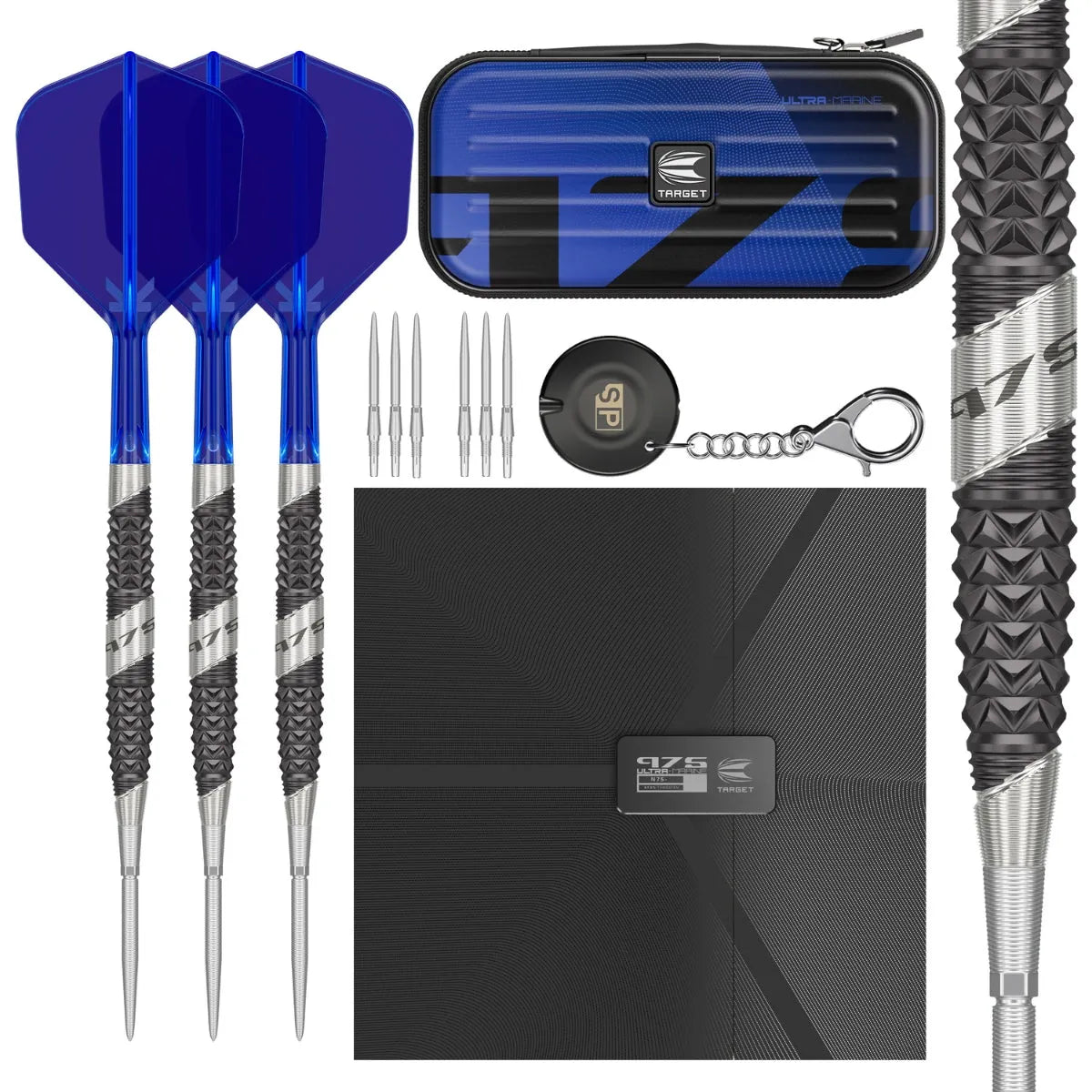 Target Darts 975 Ultra Marine 03 SP 97.5% Tungsten Steel Tip Darts