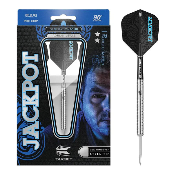 Target Darts Adrian Lewis Gen 4 90% Tungsten Steel Tip Darts-1-22 GRAM-Premier Darts
