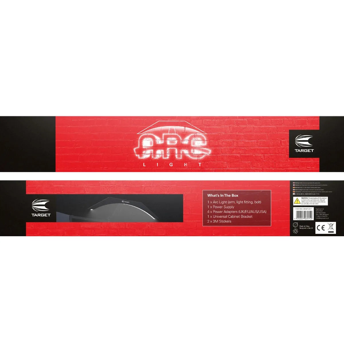 Target Darts Arc Dartboard Cabinet LED Lighting System