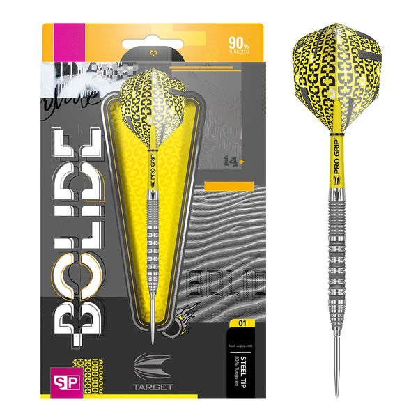 Target Darts Bolide 01 90% Tungsten Steel Tip Darts-1-21 GRAM-Premier Darts