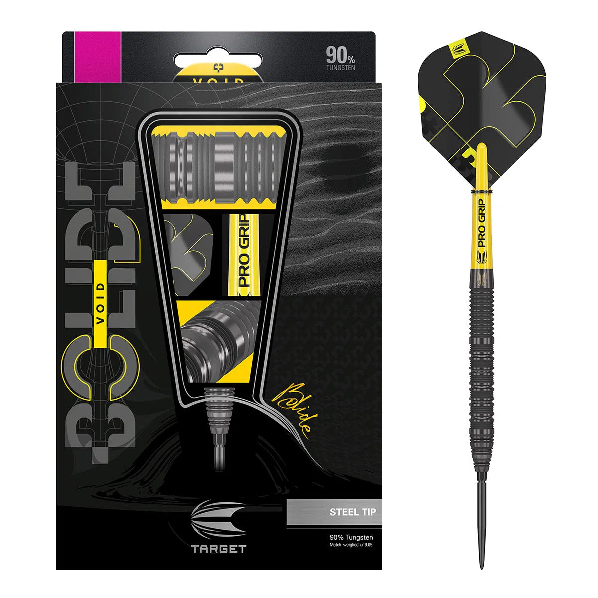 Target Darts Bolide Void 01 90% Tungsten Steel Tip Darts