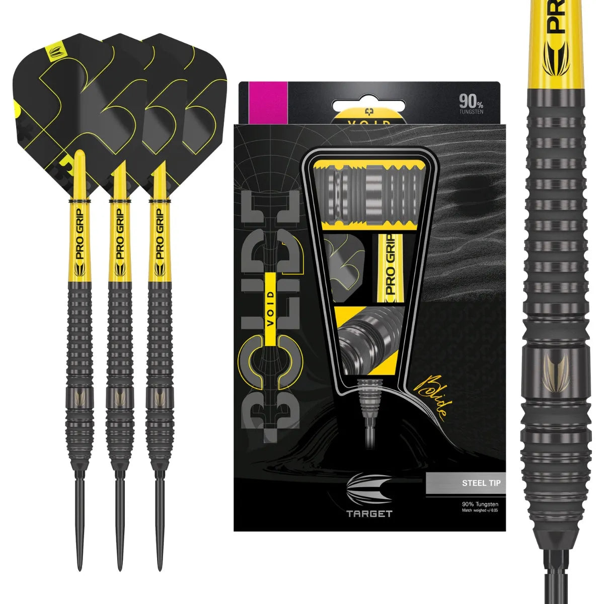 Target Darts Bolide Void 03 90% Tungsten Steel Tip Darts