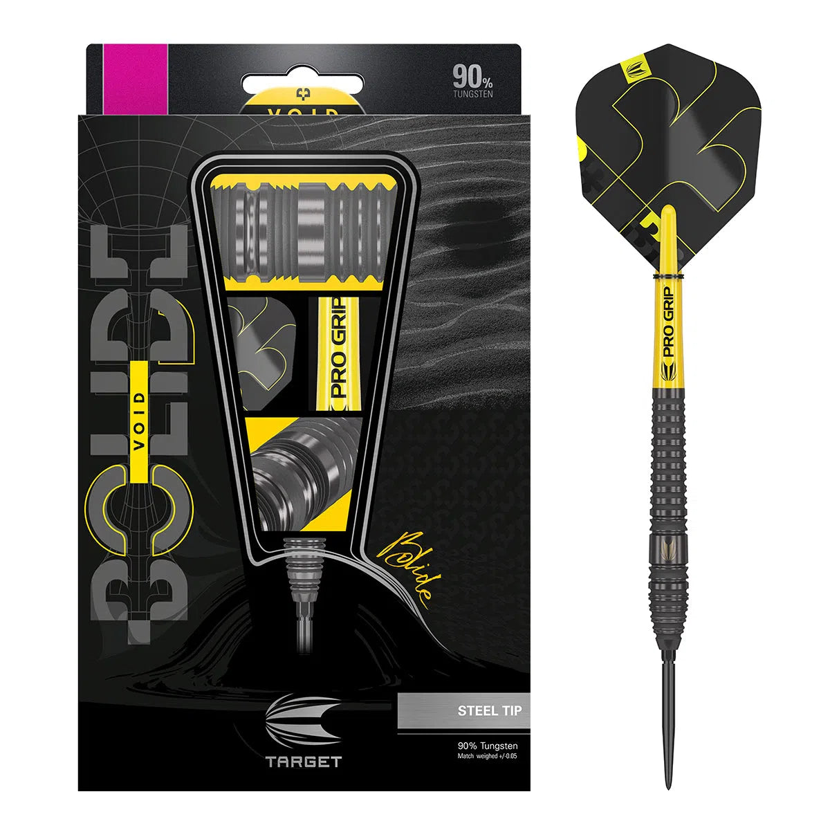 Target Darts Bolide Void 03 90% Tungsten Steel Tip Darts