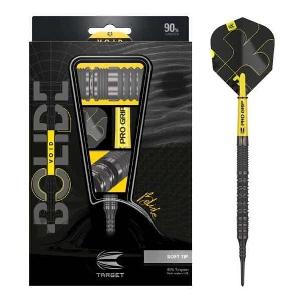 Target Darts Bolide Void 10 90% Tungsten Soft Tip Darts-1-18 GRAM-Premier Darts