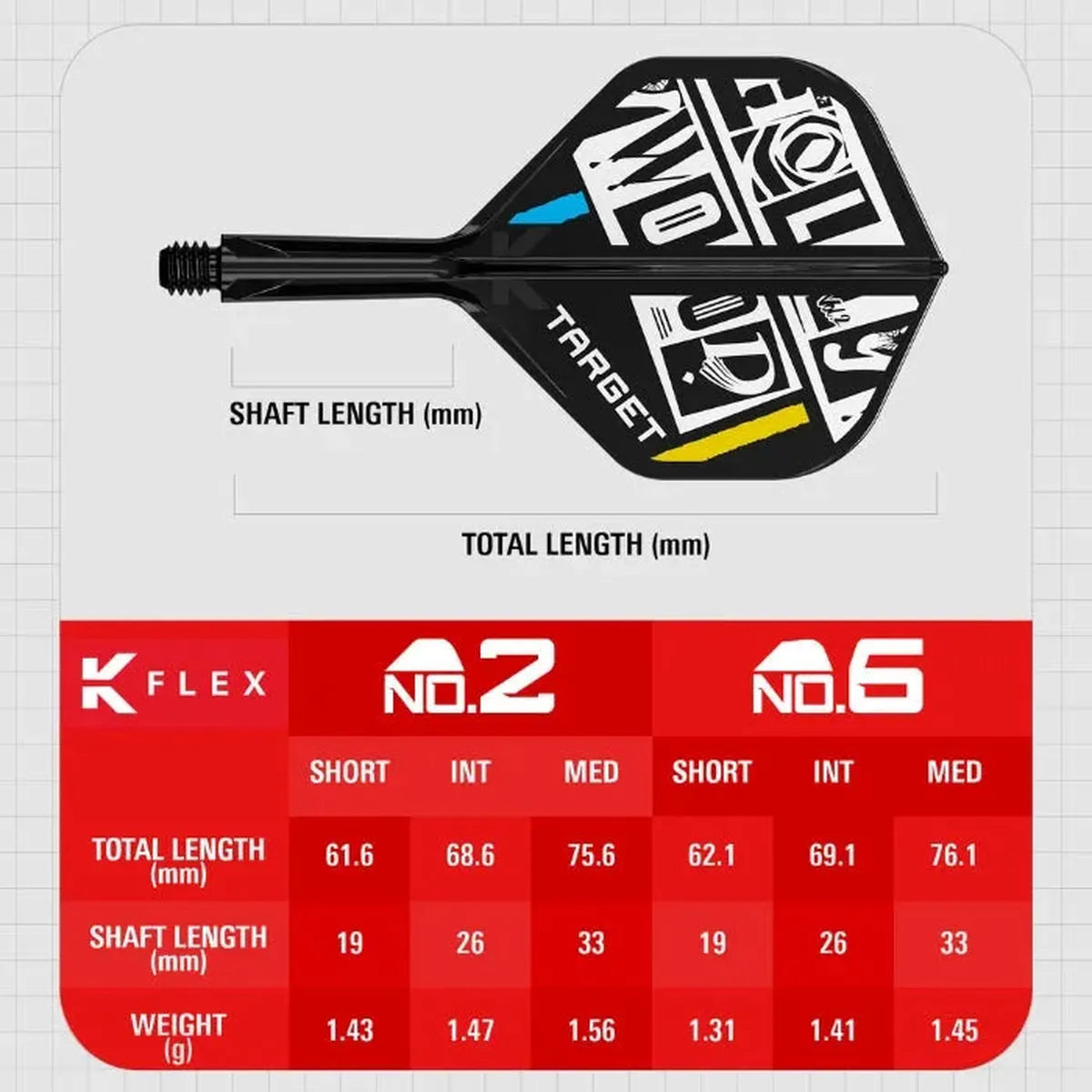 Target Darts Chris Dobey KFlex Flight System No2