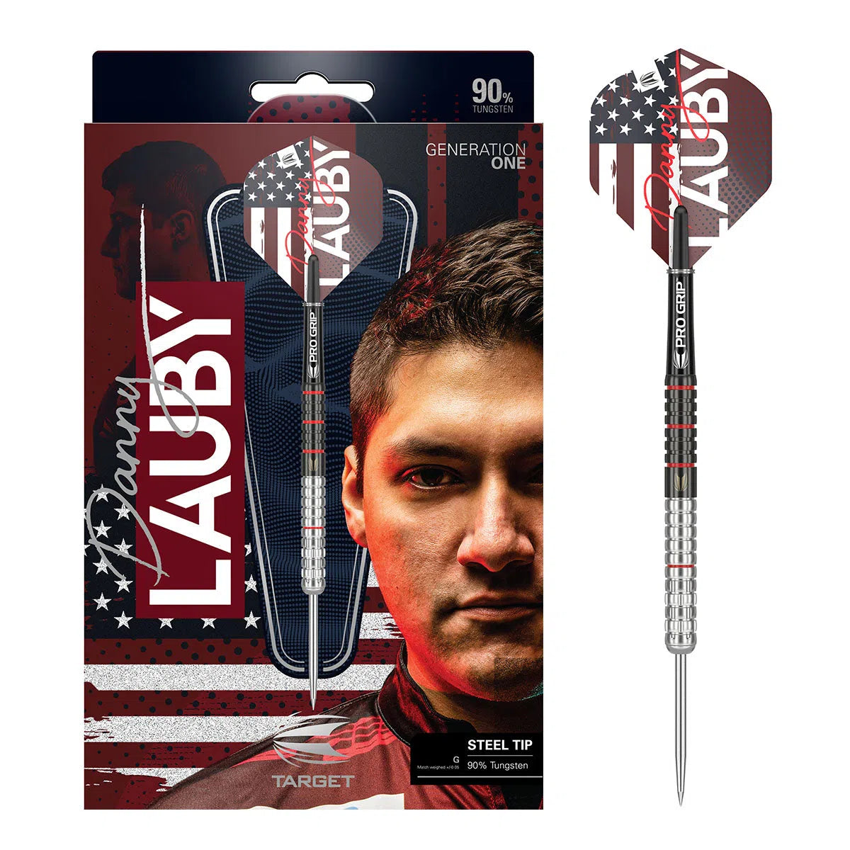 Target Darts Danny Lauby Gen 1 90% Tungsten Steel Tip Darts