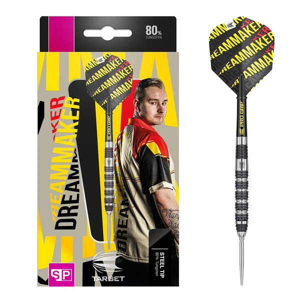 Target Darts Dimitri Van Den Bergh 80% Gen 1 Tungsten Seel Tip Darts-1-22 GRAM-Premier Darts