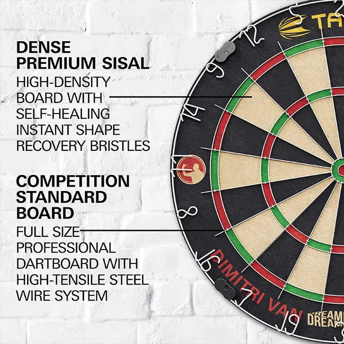 Target Darts Dimitri Van Den Bergh Dartboard Set