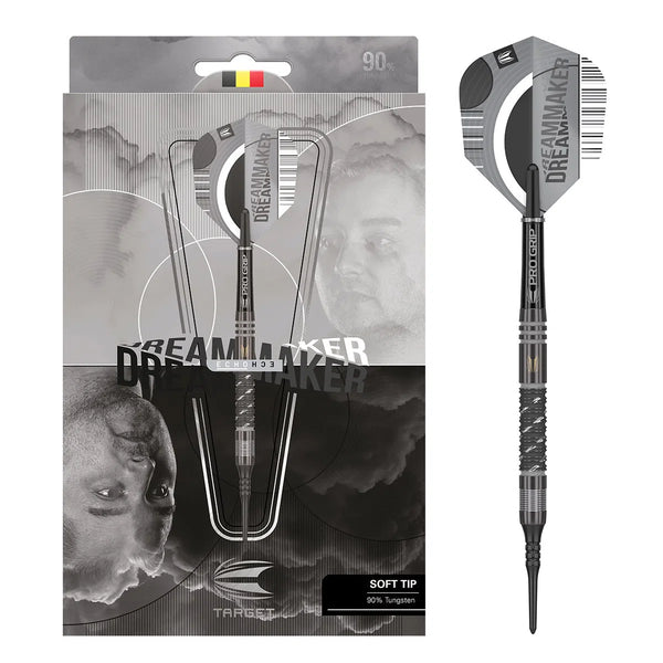 Target Darts Dimitri Van Den Bergh Echo 90% Tungsten Soft Tip Darts-1-20 GRAM-Premier Darts