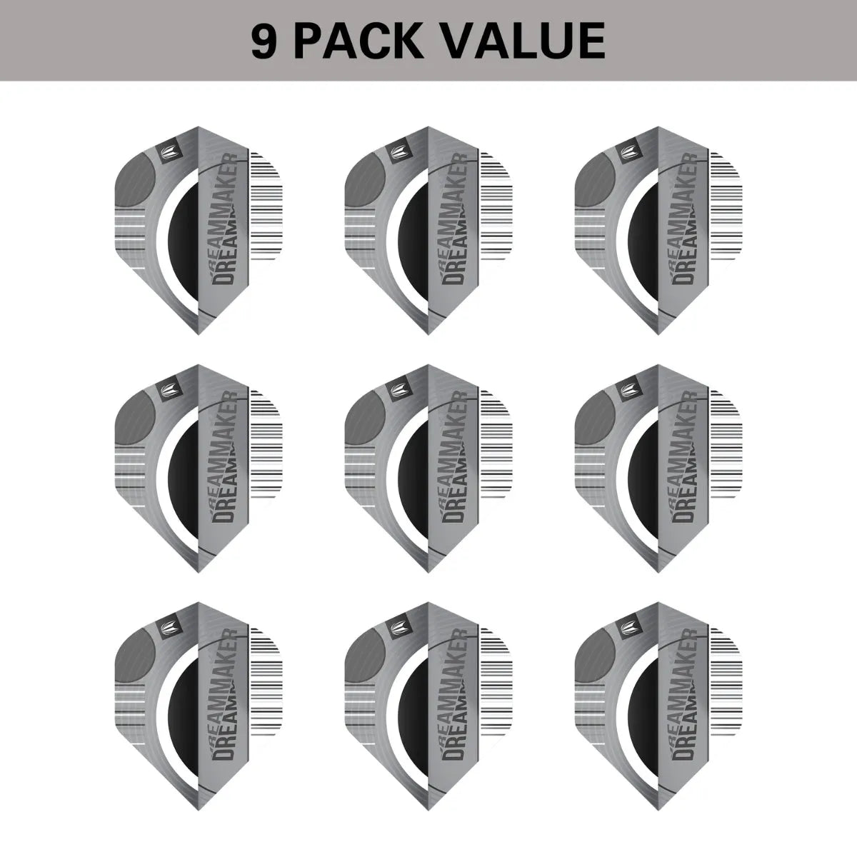 Target Darts Dimitri Van Den Bergh Echo No2 Flights x3 Sets