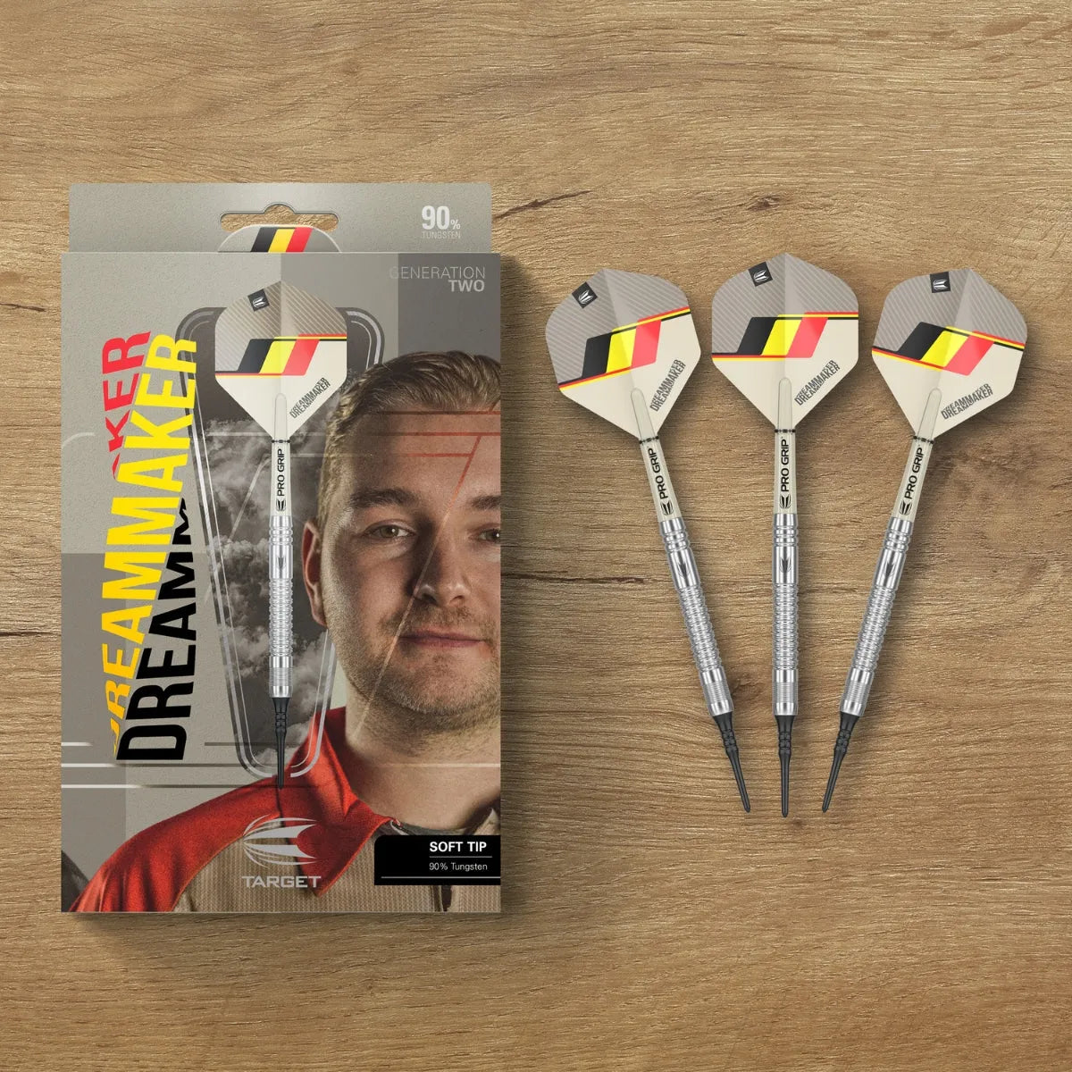 Target Darts Dimitri Van Den Bergh Gen 2 90% Tungsten Soft Tip Darts