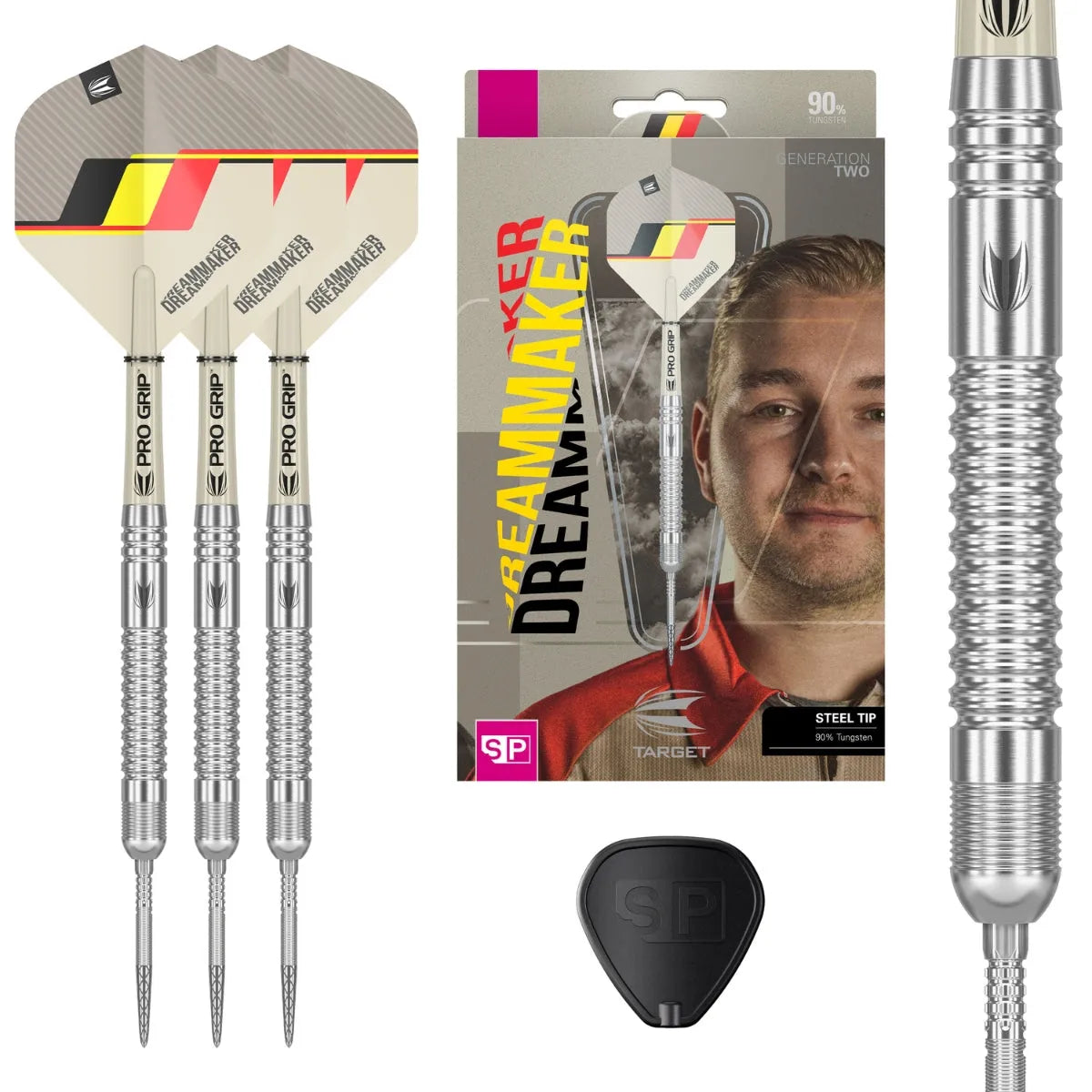 Target Darts Dimitri Van Den Bergh Gen 2 90% Tungsten Steel Tip Darts