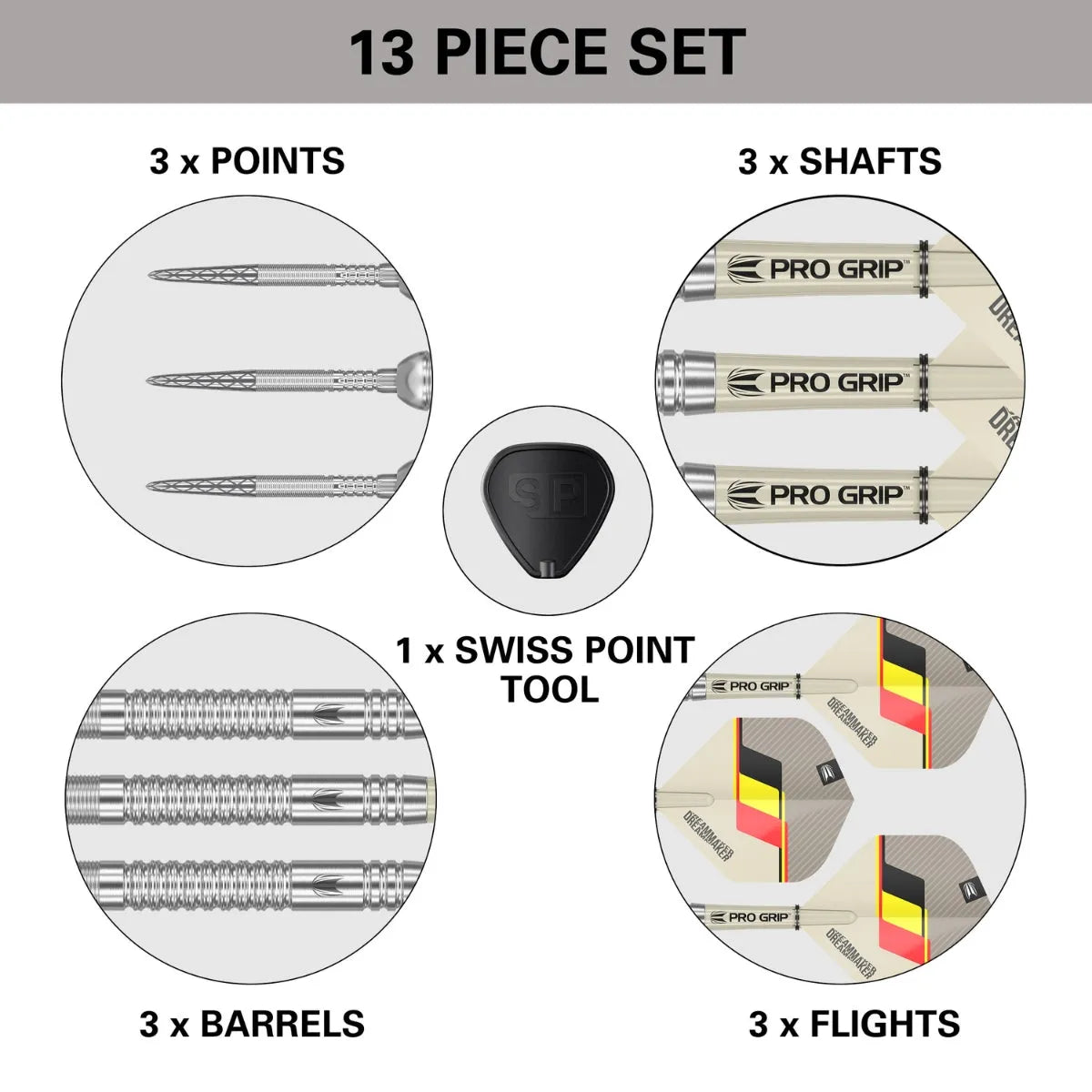 Target Darts Dimitri Van Den Bergh Gen 2 90% Tungsten Steel Tip Darts
