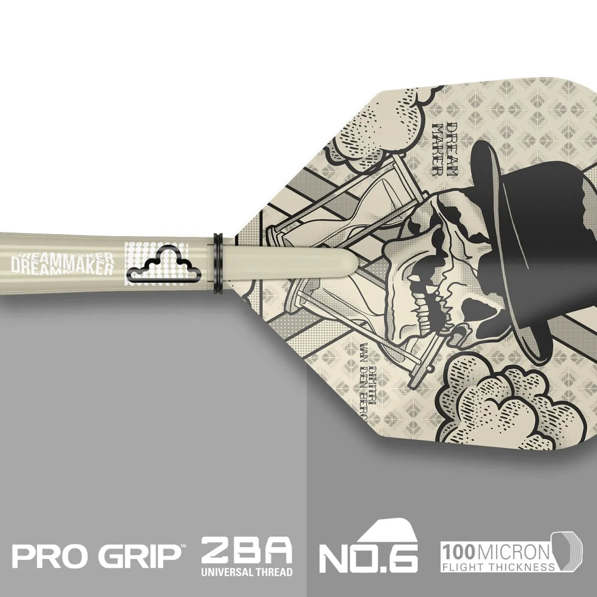 Target Darts Dimitri Van Den Bergh Ink Flight and Shaft Kit