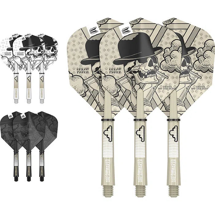 Target Darts Dimitri Van Den Bergh Ink Flight and Shaft Kit