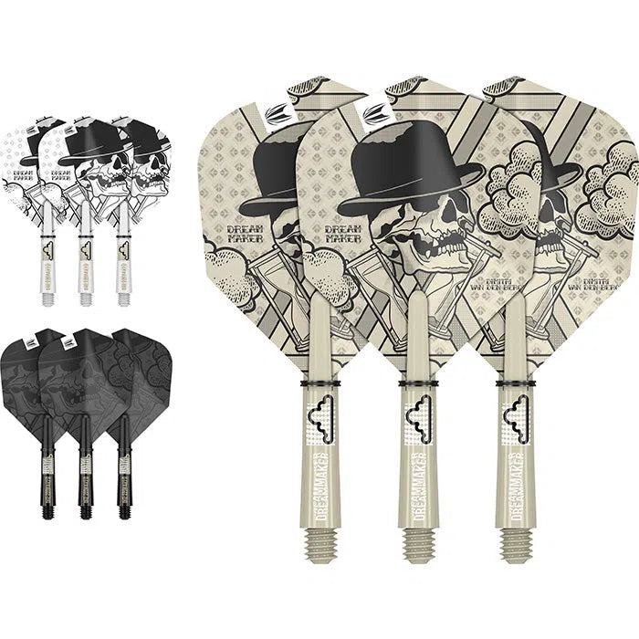 Target Darts Dimitri Van Den Bergh Ink Flight and Shaft Kit