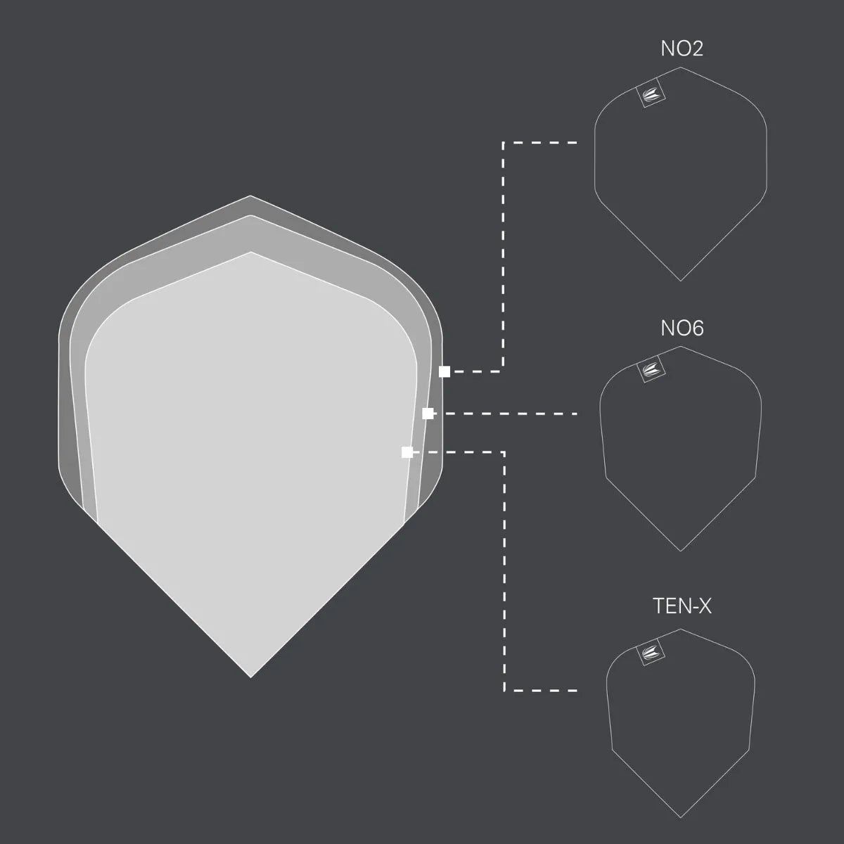 Target Darts Dimitri Van Den Bergh Ink No2 Flights x3 Sets