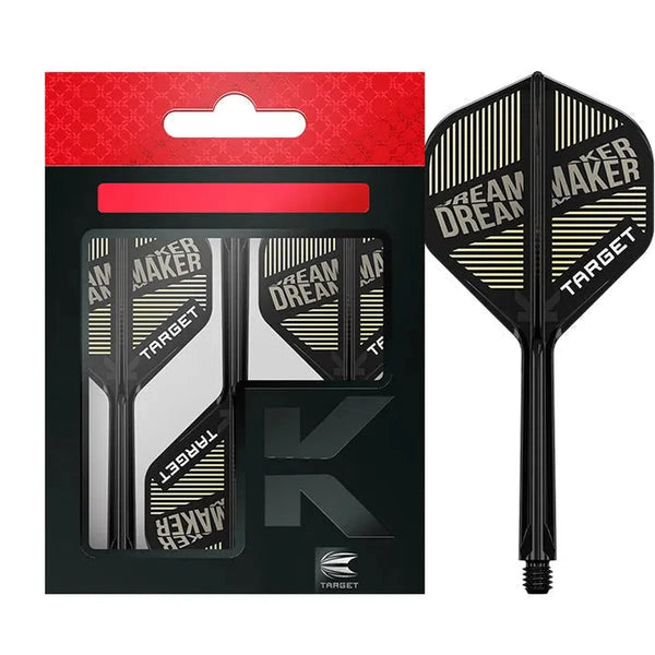 Target Darts Dimitri Van Den Bergh K-Flex Flight System No2-1-Short-Premier Darts