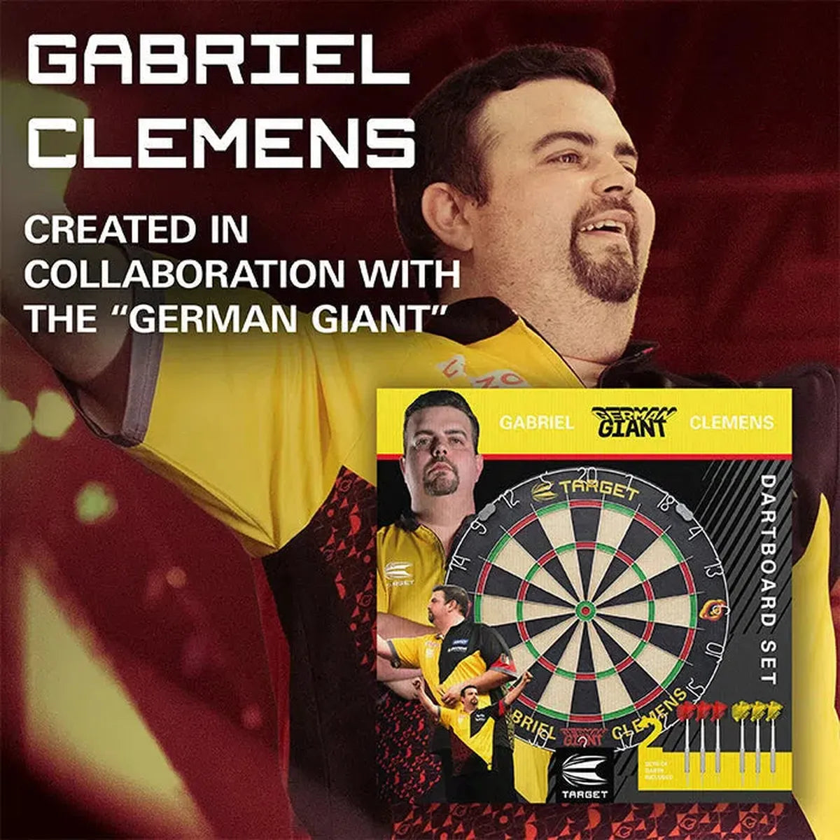 Target Darts Gabriel Clemens Dartboard Set