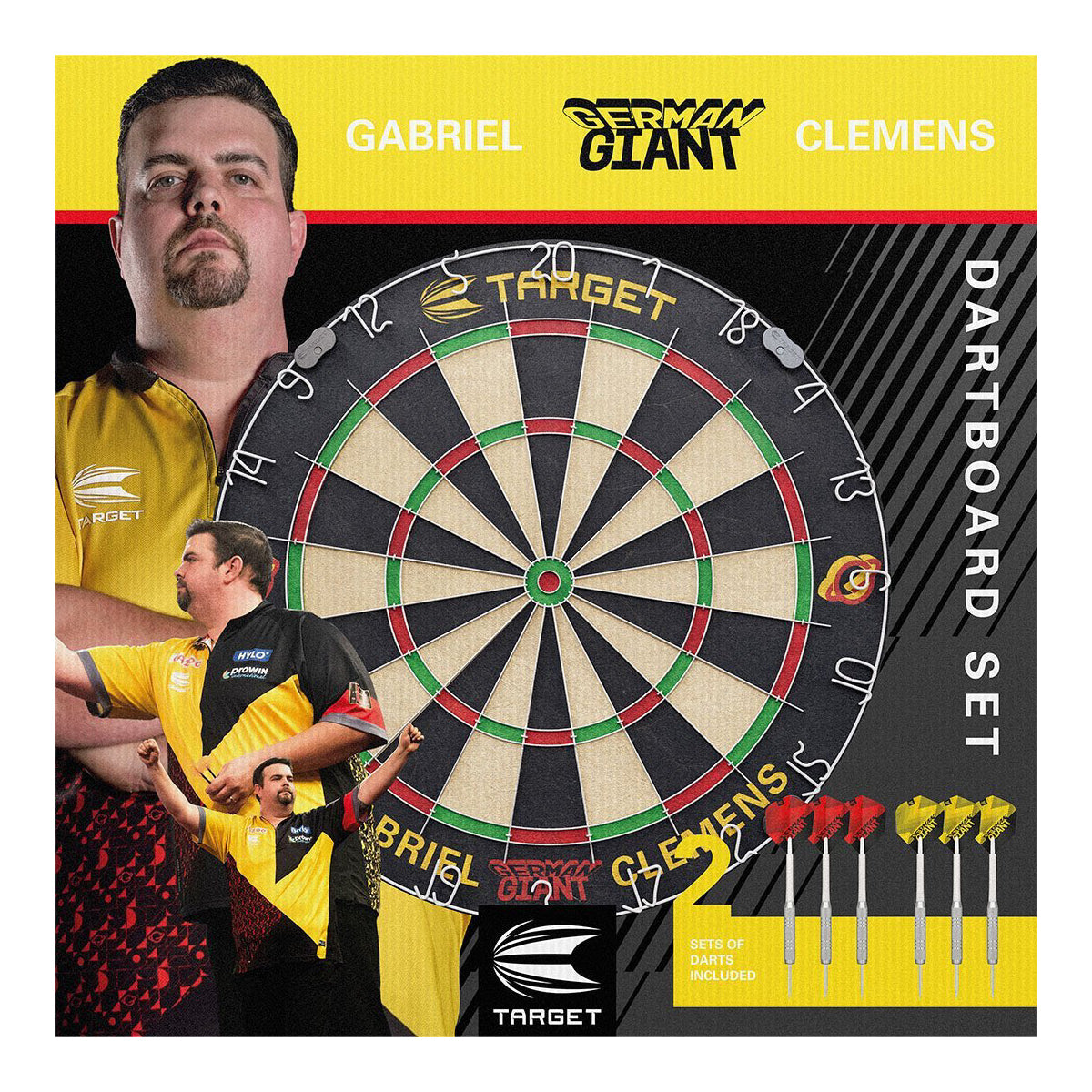 Target Darts Gabriel Clemens Dartboard Set