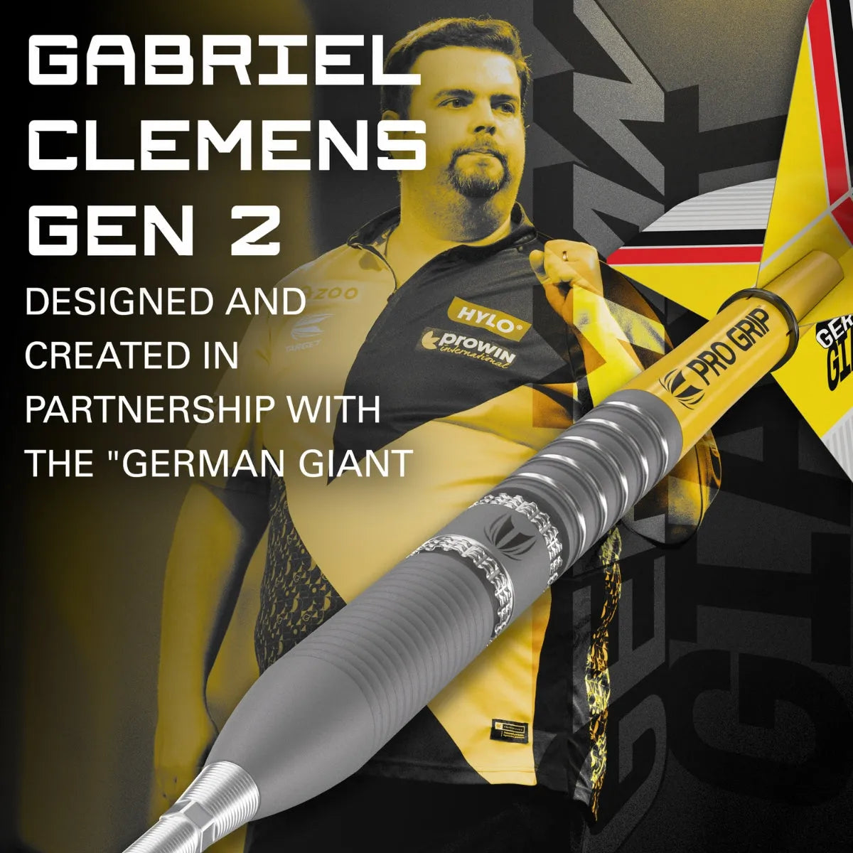 Target Darts Gabriel Clemens Gen 2 SP 90% Tungsten Steel Tip Darts