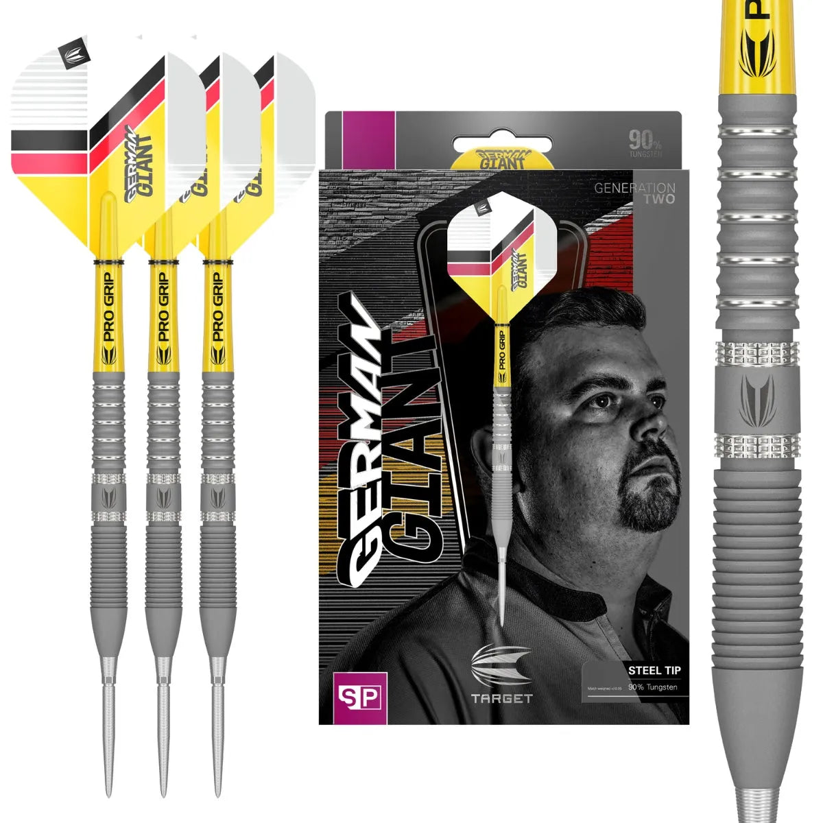 Target Darts Gabriel Clemens Gen 2 SP 90% Tungsten Steel Tip Darts