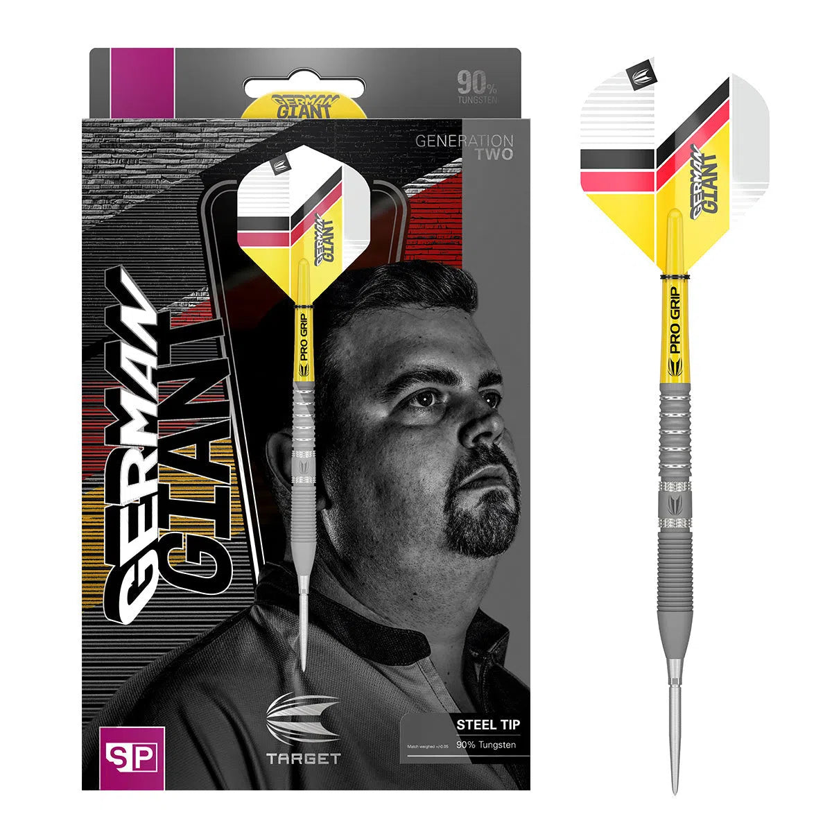 Target Darts Gabriel Clemens Gen 2 SP 90% Tungsten Steel Tip Darts