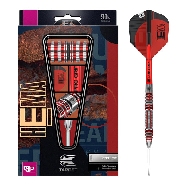 Target Darts Hema 02 90% Tungsten Steel Tip Darts-1-21 GRAM-Premier Darts