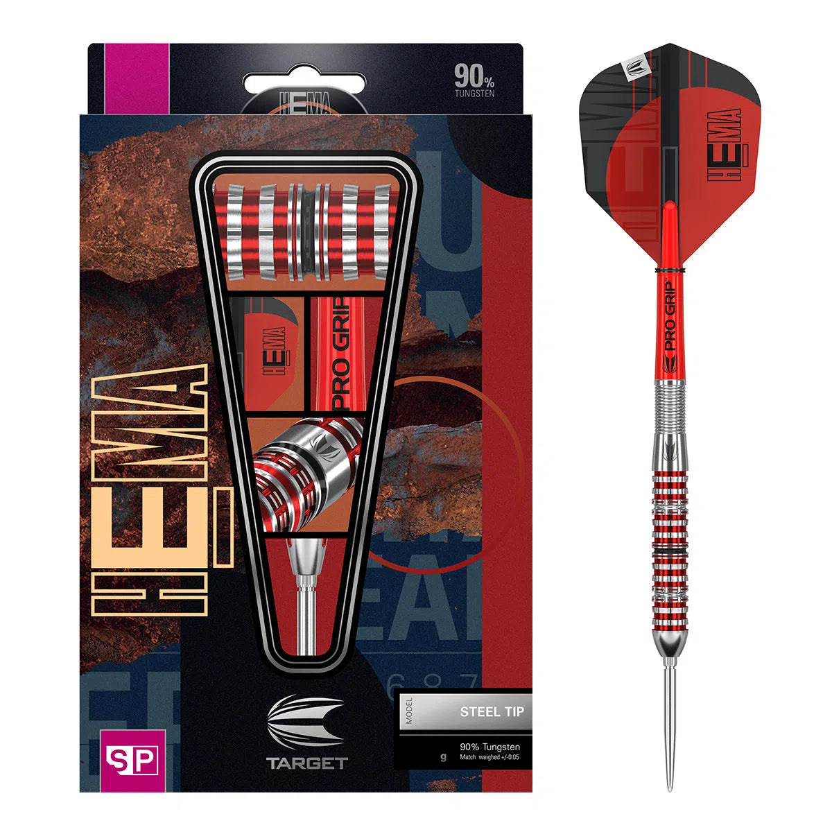 Target Darts Hema 03 90% Tungsten Steel Tip Darts