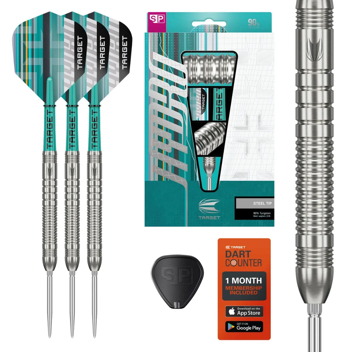 Target Darts Hydro 03 SP 90% Tungsten Steel Tip Darts