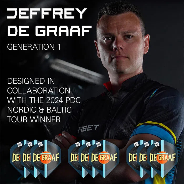 Target Darts Jeffrey De Graaf G1 Pro Ultra No2 Dart Flights x3 Sets