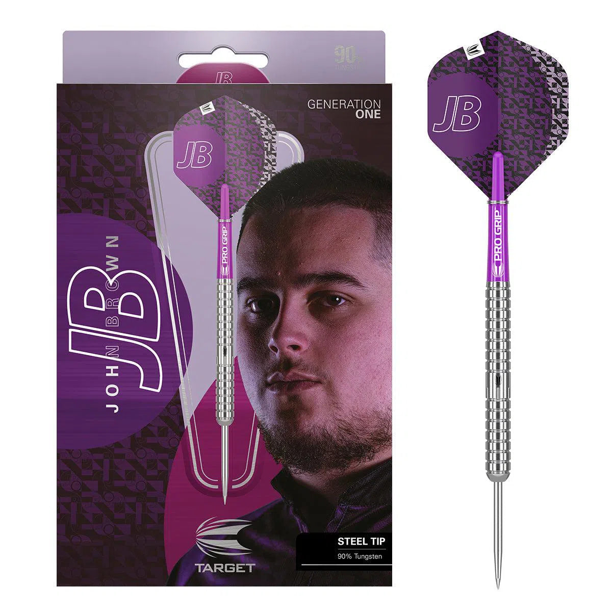 Target Darts John Brown Gen 1 90% Tungsten Steel Tip Darts