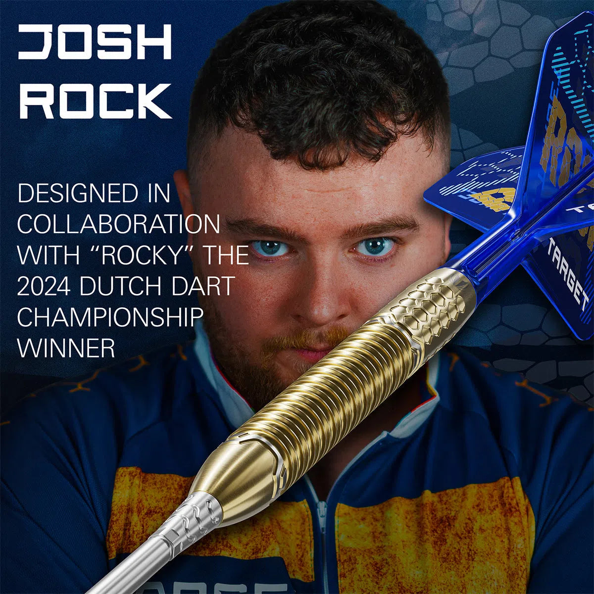 Target Darts Josh Rock Special Edition 95% Tungsten Steel Tip Darts