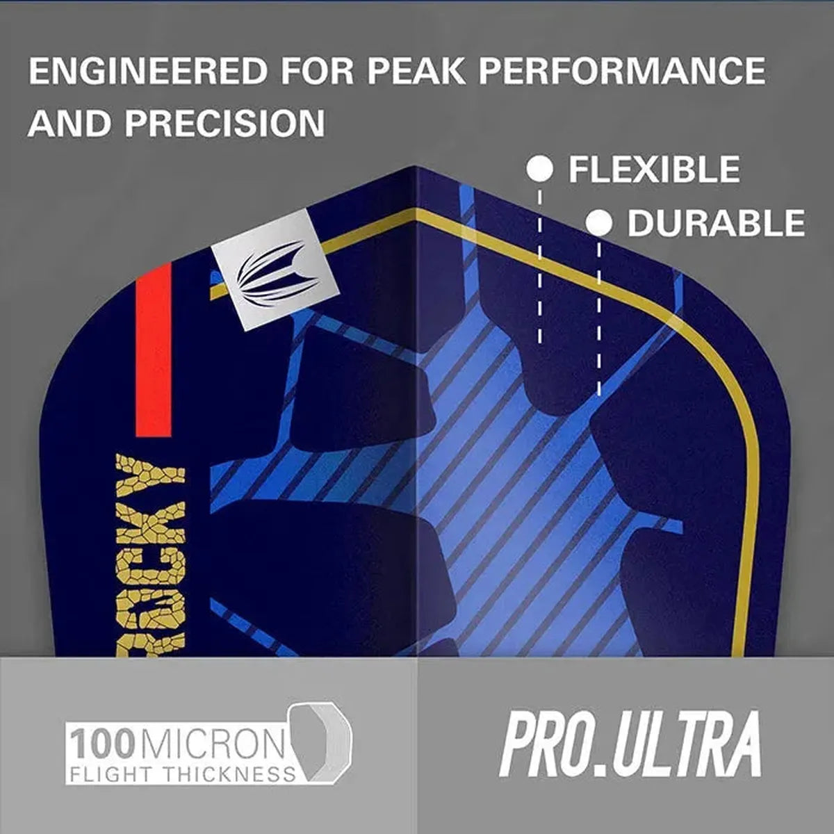 Target Darts Josh Rock Ultra No6 Flights x3 Sets-5-Premier Darts