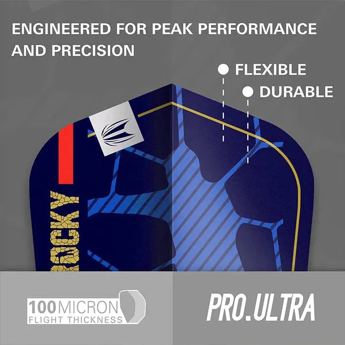 Target Darts Josh Rock Ultra TEN-X Flights x3 Sets-5-Premier Darts