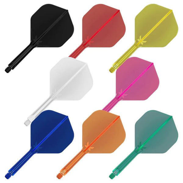 Target Darts K-Flex Flight System No2-1-Black-Short-Premier Darts