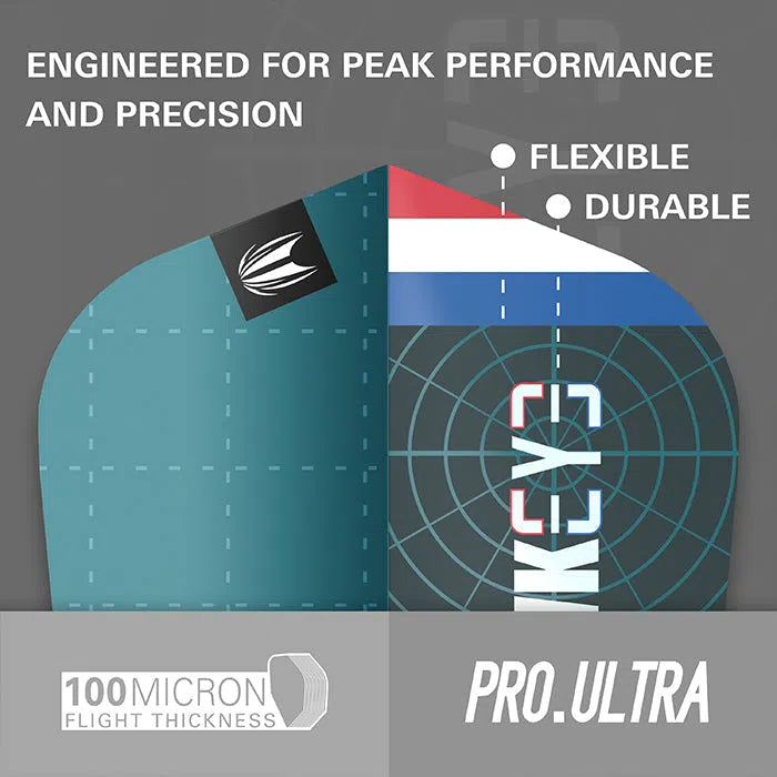 Target Darts Kevin Doets Pro Ultra No6 Dart Flights x3 Sets