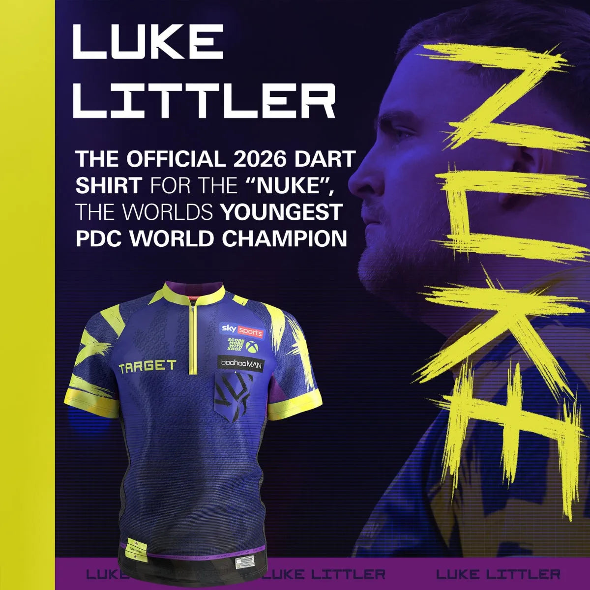 Target Darts Luke Littler 2026 Player Shirt