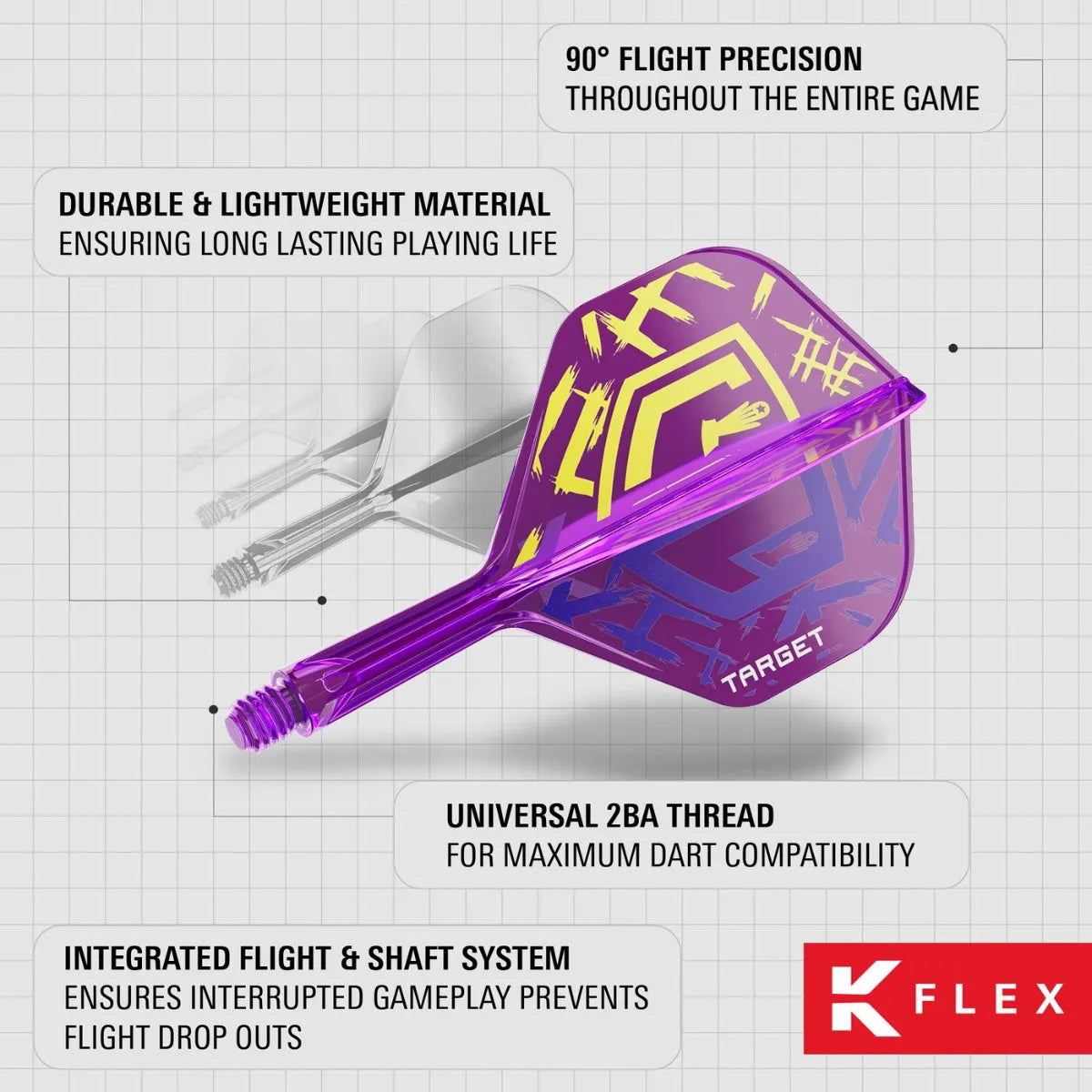 Target Darts Luke Littler World Champion KFlex Flight System No2