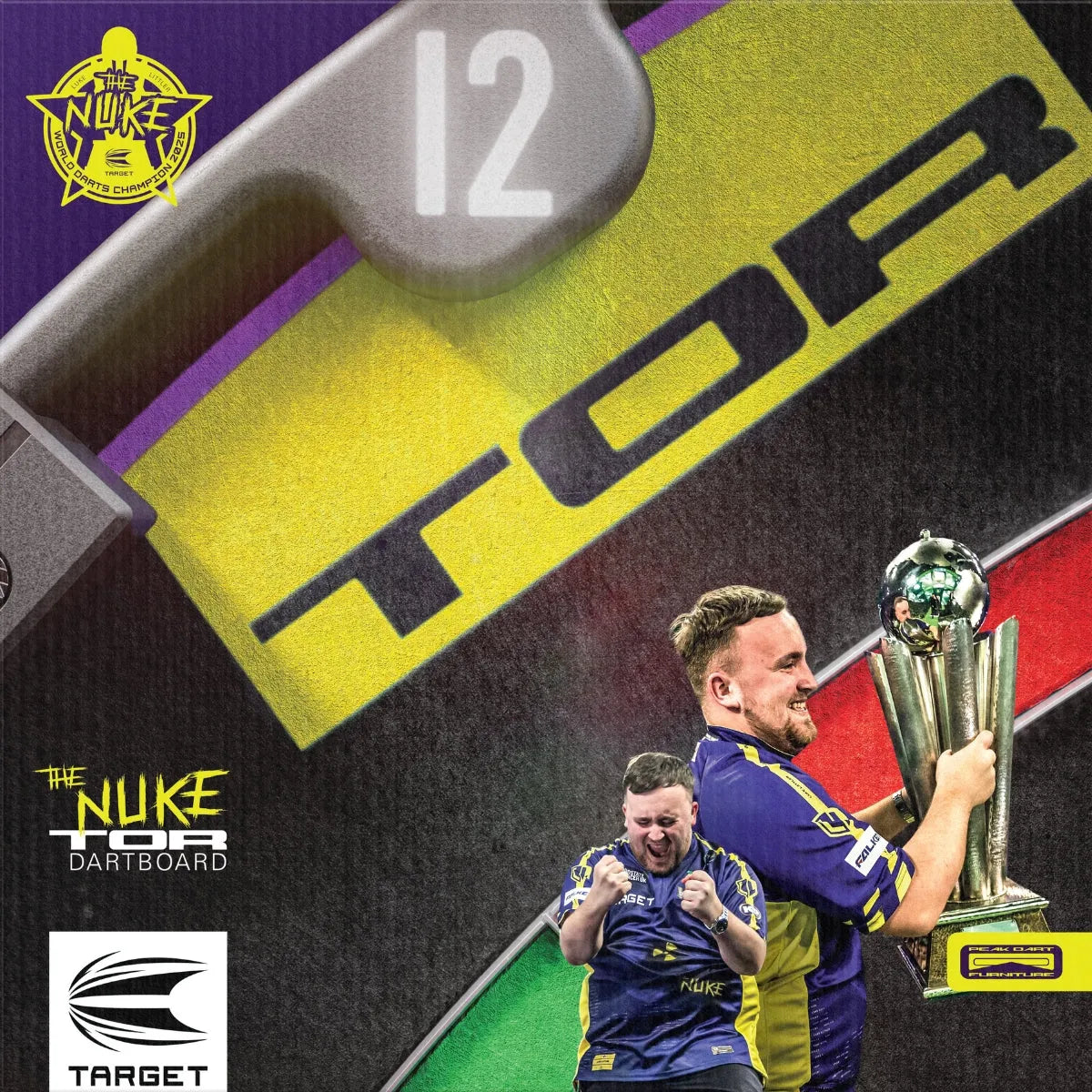 Target Darts Luke Littler World Champion Surround and TOR Board Bundle