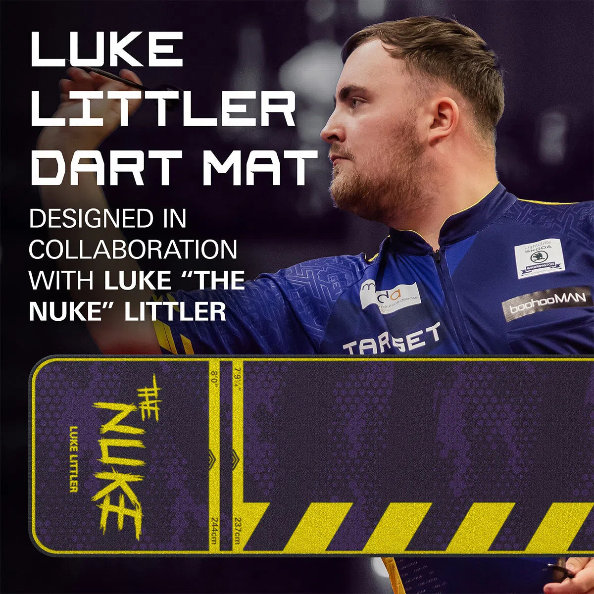 Target Darts Luke 'The Nuke' Dart Mat