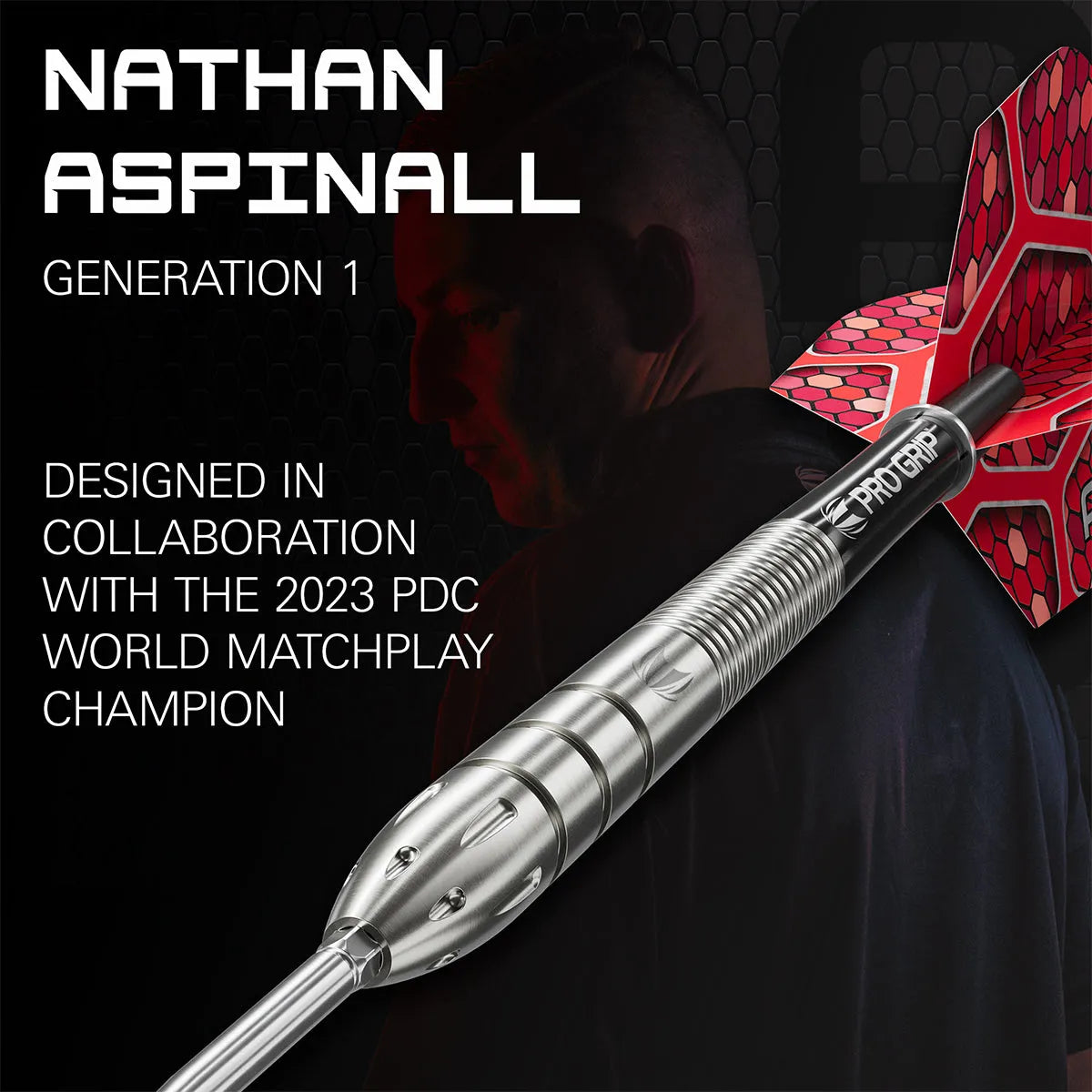 Target Darts Nathan Aspinall Gen 1 SP 90% Tungsten Steel Tip Darts
