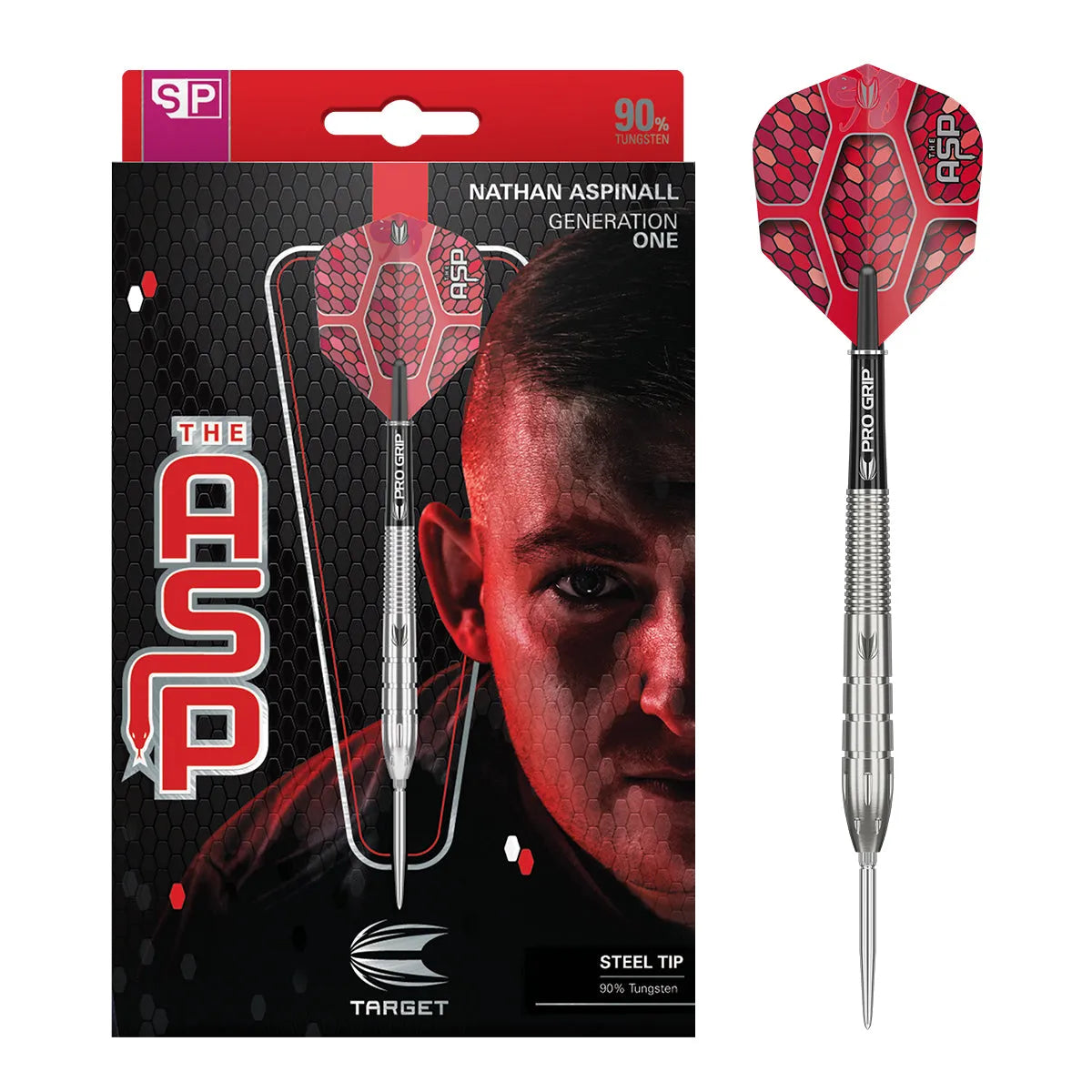 Target Darts Nathan Aspinall Gen 1 SP 90% Tungsten Steel Tip Darts
