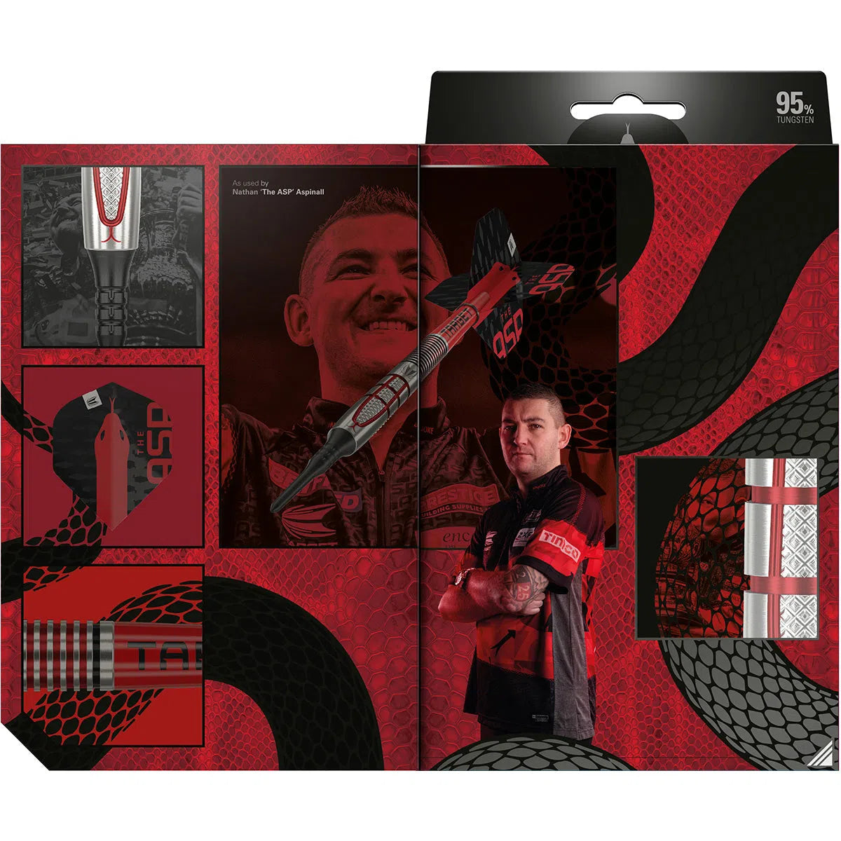 Target Darts Nathan Aspinall Gen 2 95% Tungsten Soft Tip Darts